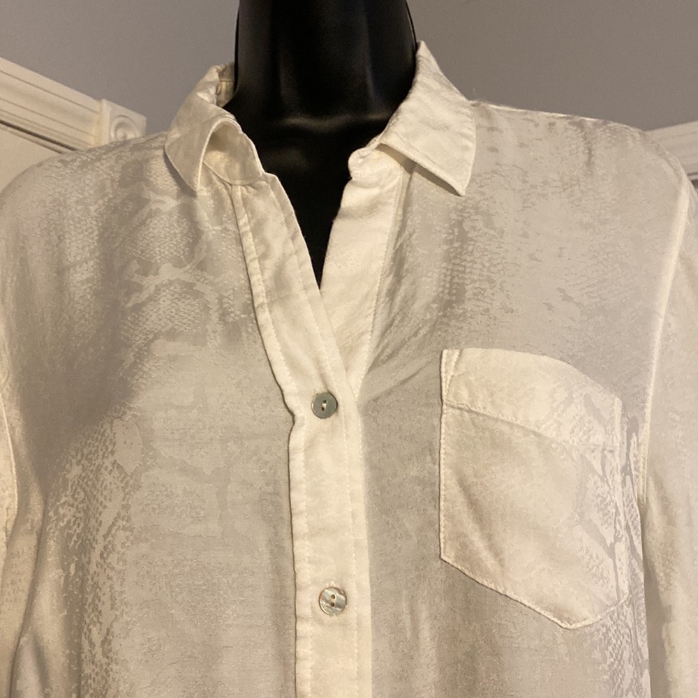 Rails Animal Pattern Button Up Blouse - image 2